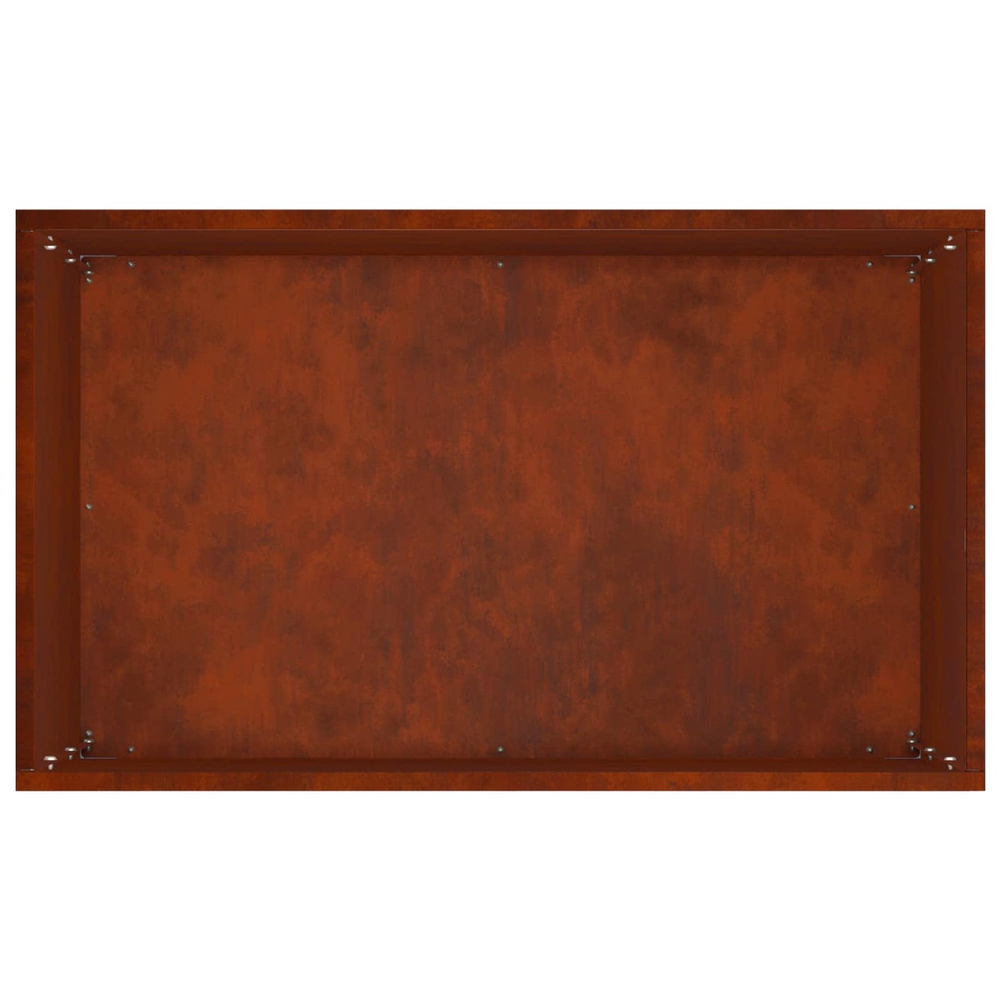 Plantenbak 2 st Roestkleurig 50 x 40 x 75 cm weervast staal