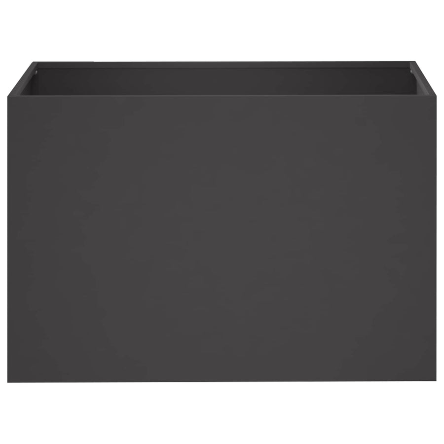 Plantenbak Zwart 60 x 40 x 40 cm Koudgewalst staal