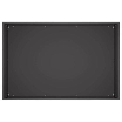 Plantenbak Zwart 60 x 40 x 40 cm Koudgewalst staal