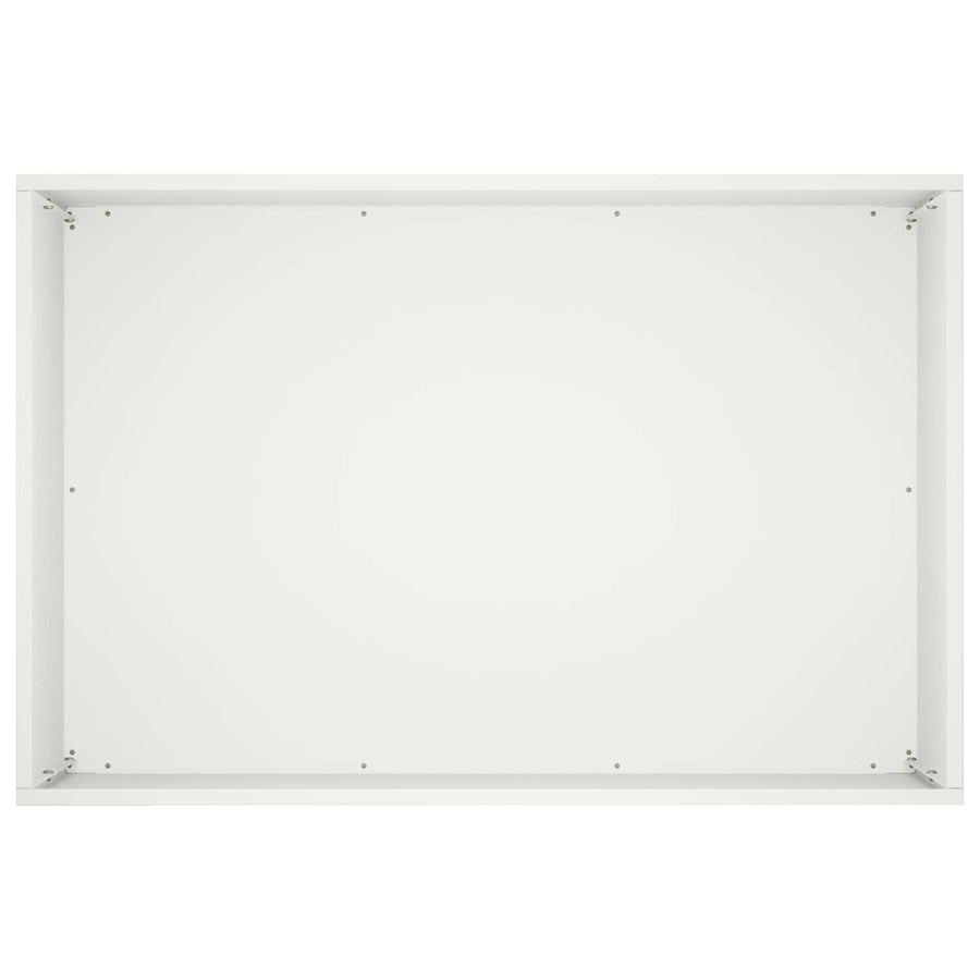 Plantenbak Wit 60 x 40 x 40 cm Koudgewalst staal