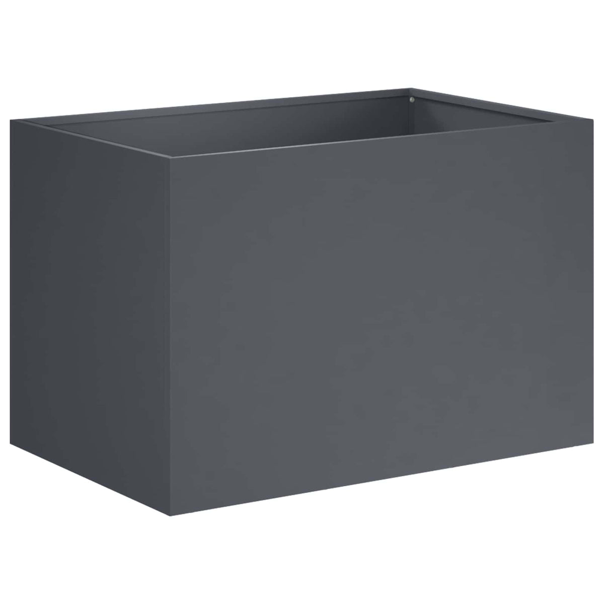 Plantenbak 2 st Antraciet 60 x 40 x 40 cm Koudgewalst staal