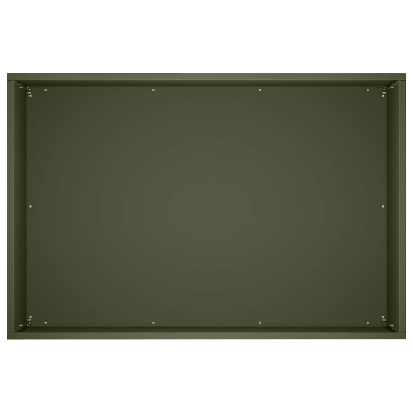 Plantenbak 2 st Olijfgroen 60 x 40 x 40 cm Koudgewalst staal