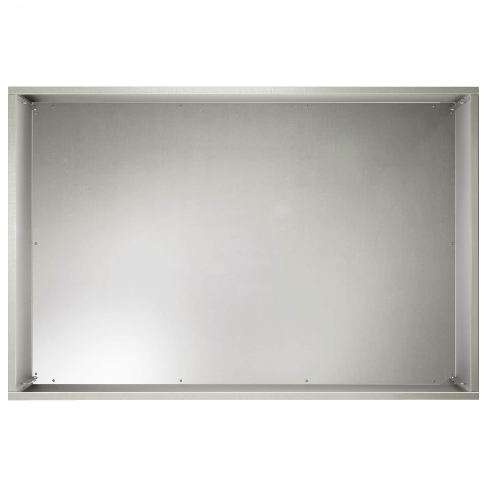 Plantenbak 2 st zilver 60 x 40 x 40 cm Roestvrij staal