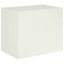 Plantenbak Wit 60 x 40 x 50 cm Koudgewalst staal