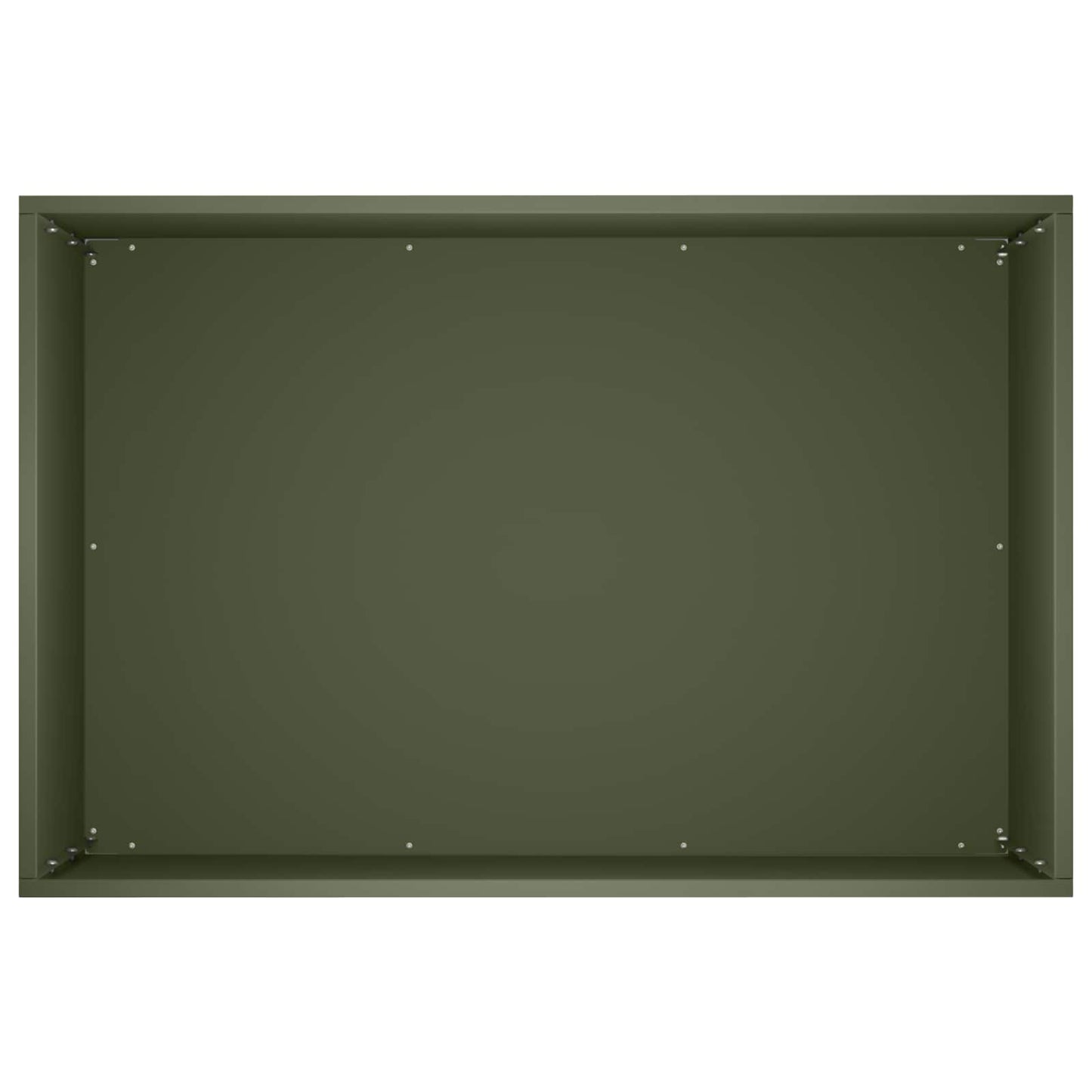 Plantenbak Olijfgroen 60 x 40 x 50 cm Koudgewalst staal