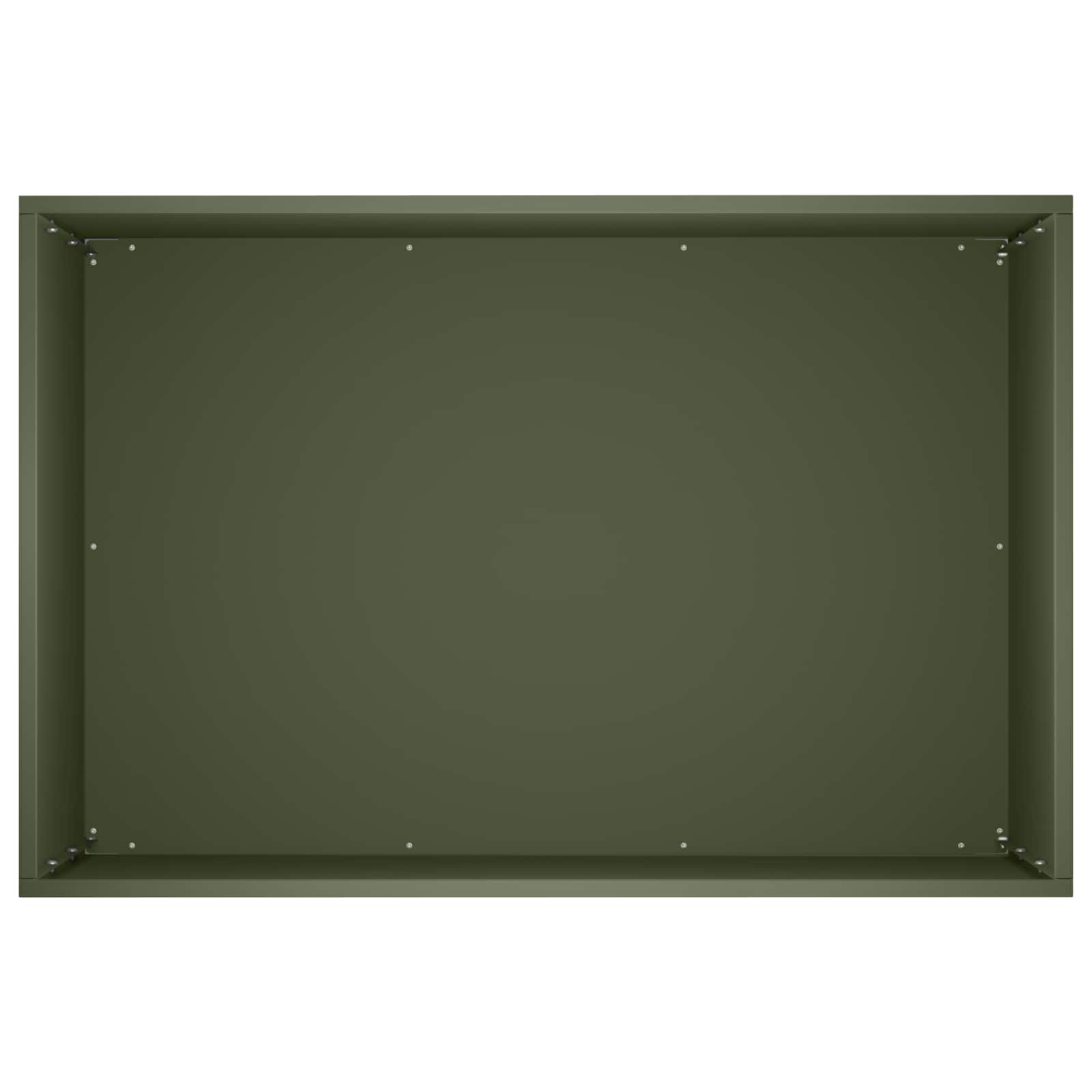 Plantenbak Olijfgroen 60 x 40 x 50 cm Koudgewalst staal