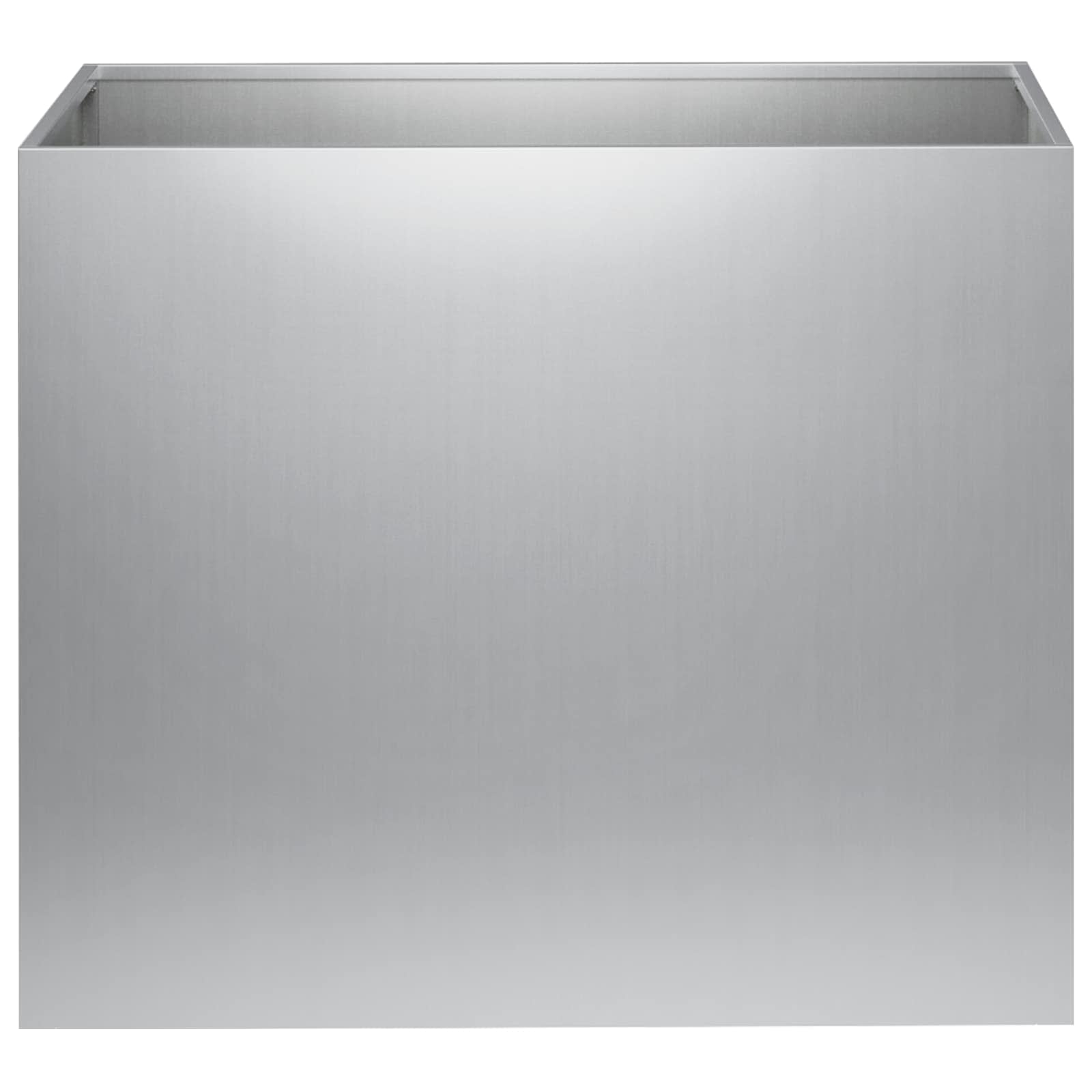 Plantenbak zilver 60 x 40 x 50 cm Gegalvaniseerd staal
