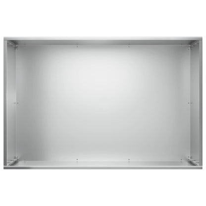 Plantenbak zilver 60 x 40 x 50 cm Gegalvaniseerd staal