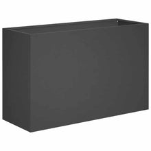 Plantenbak Zwart 80 x 40 x 50 cm Koudgewalst staal