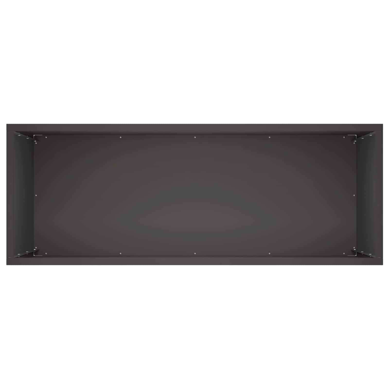 Plantenbak 2 st Zwart 80 x 40 x 50 cm Koudgewalst staal