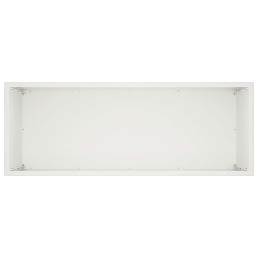 Plantenbak Wit 80 x 40 x 50 cm Koudgewalst staal