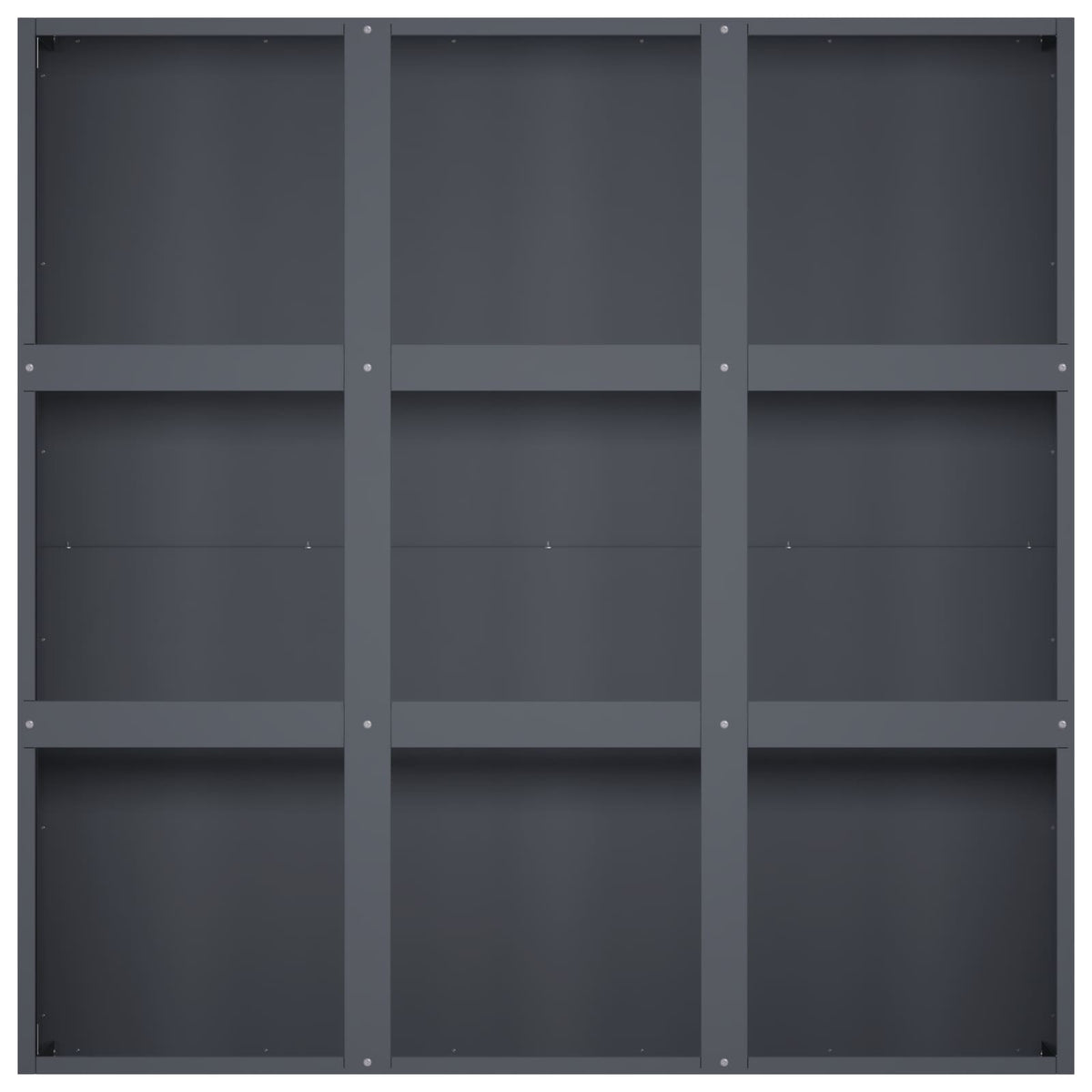 Plantenbak Antraciet 100 x 100 x 20 cm Koudgewalst staal
