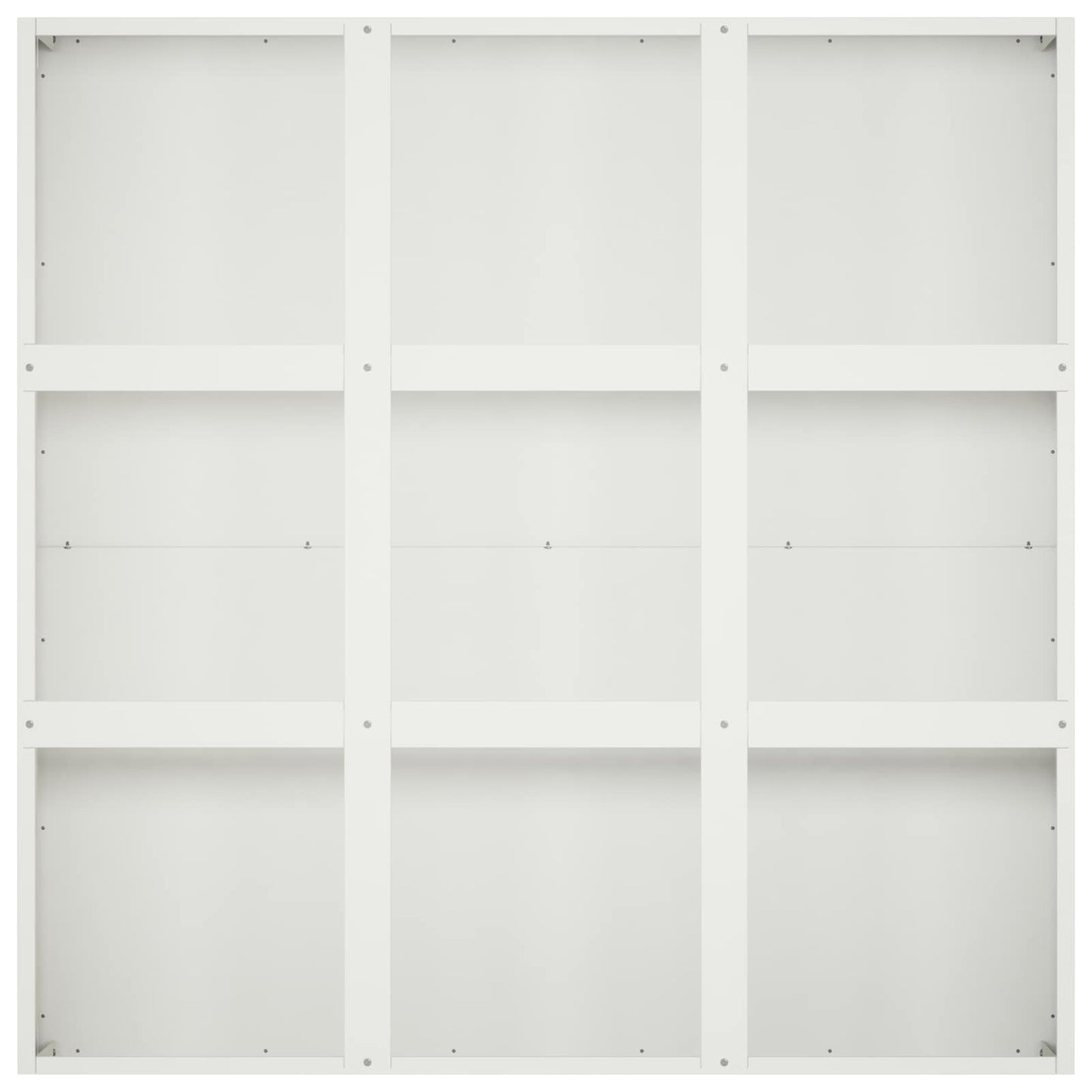 Plantenbak Wit 100 x 100 x 30 cm Koudgewalst staal