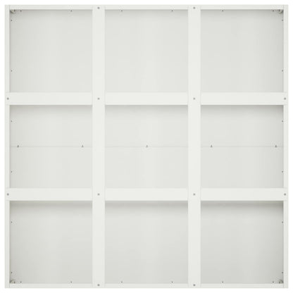 Plantenbak Wit 100 x 100 x 30 cm Koudgewalst staal