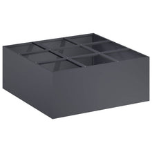 Plantenbak Antraciet 100 x 100 x 30 cm Koudgewalst staal