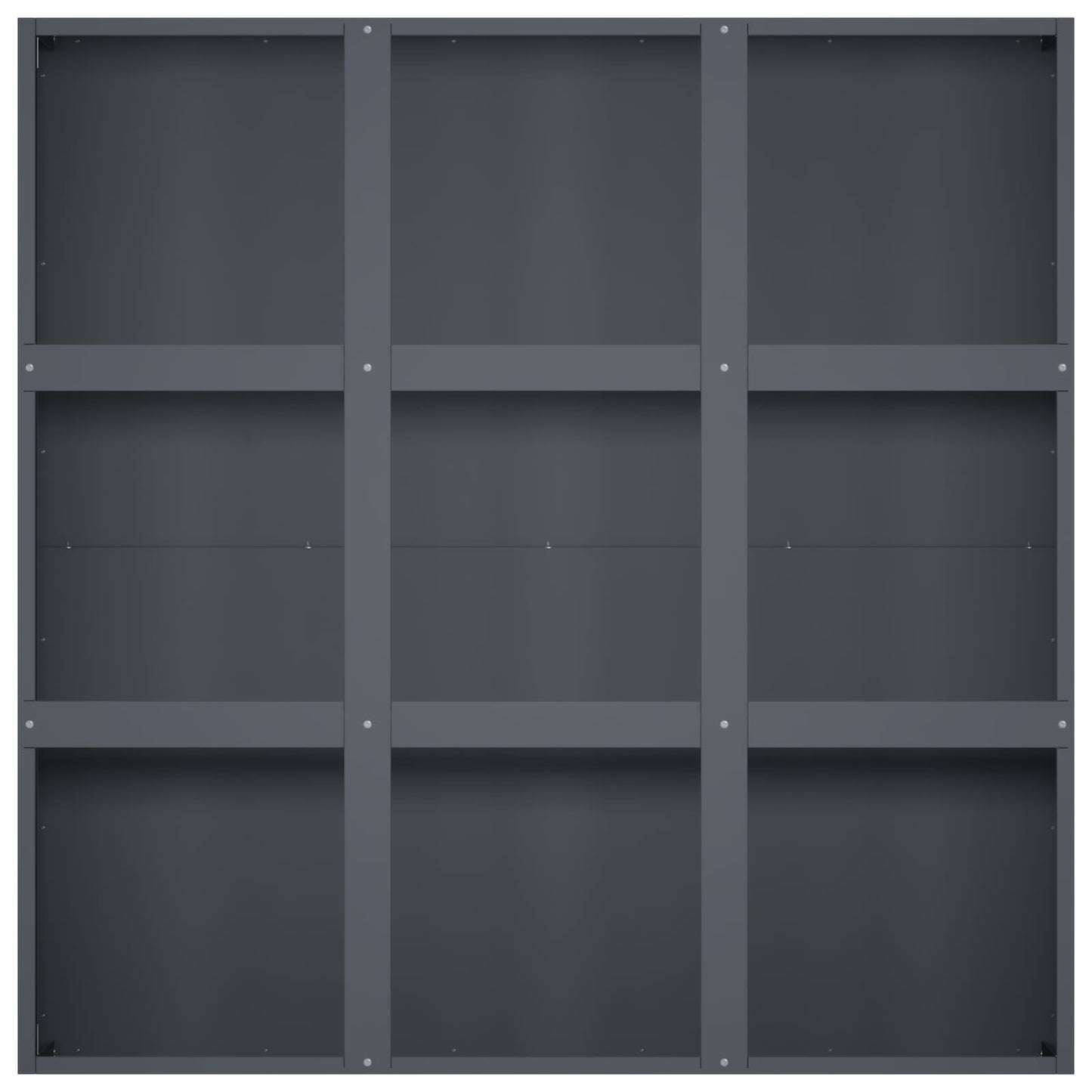 Plantenbak Antraciet 100 x 100 x 30 cm Koudgewalst staal