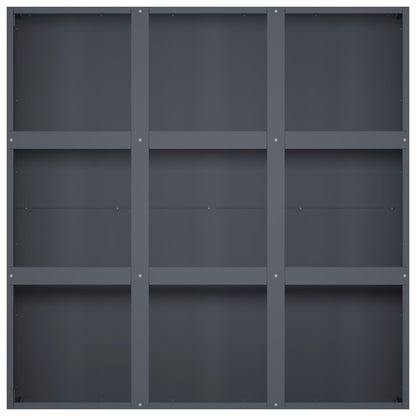 Plantenbak Antraciet 100 x 100 x 30 cm Koudgewalst staal