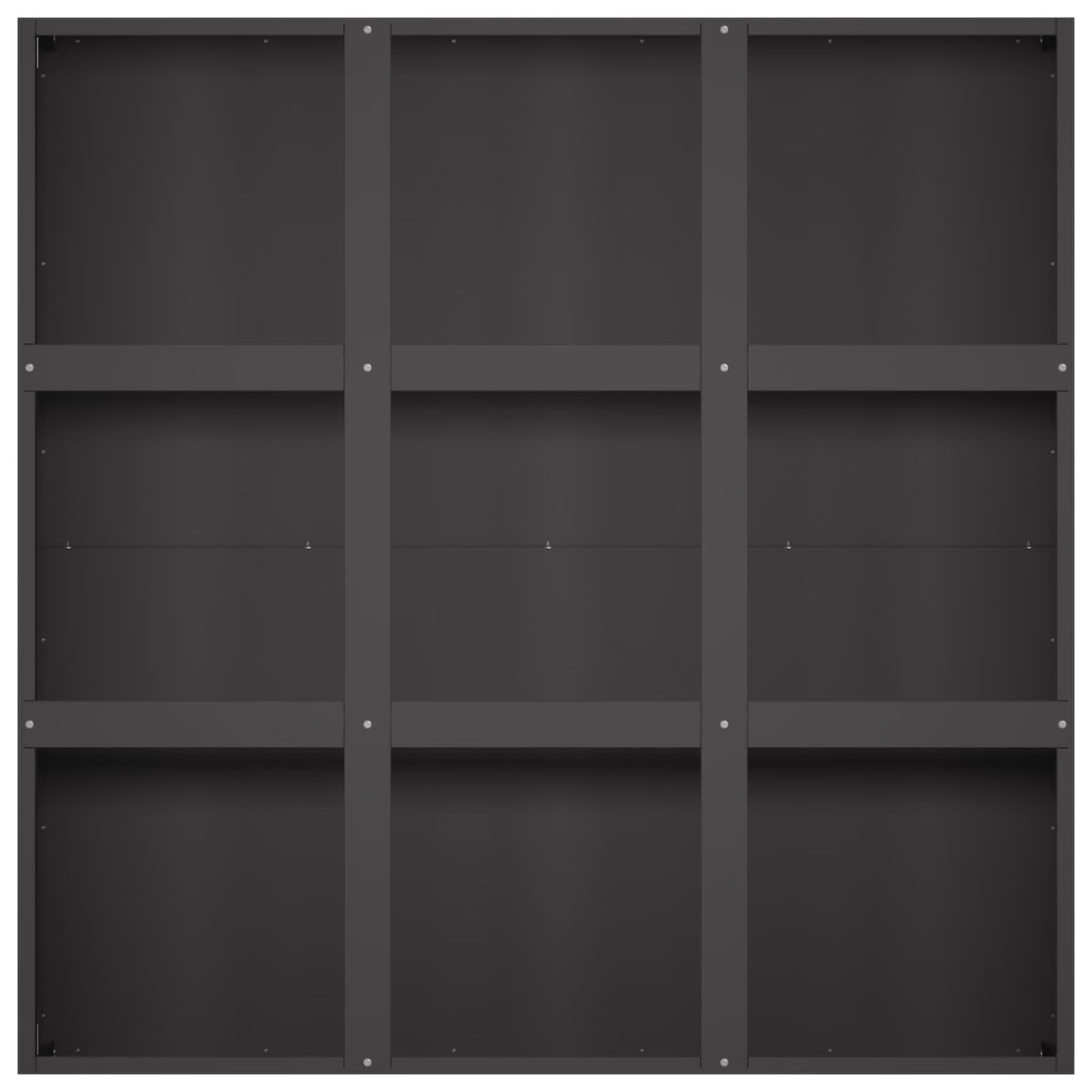Plantenbak Zwart 100 x 100 x 40 cm Koudgewalst staal