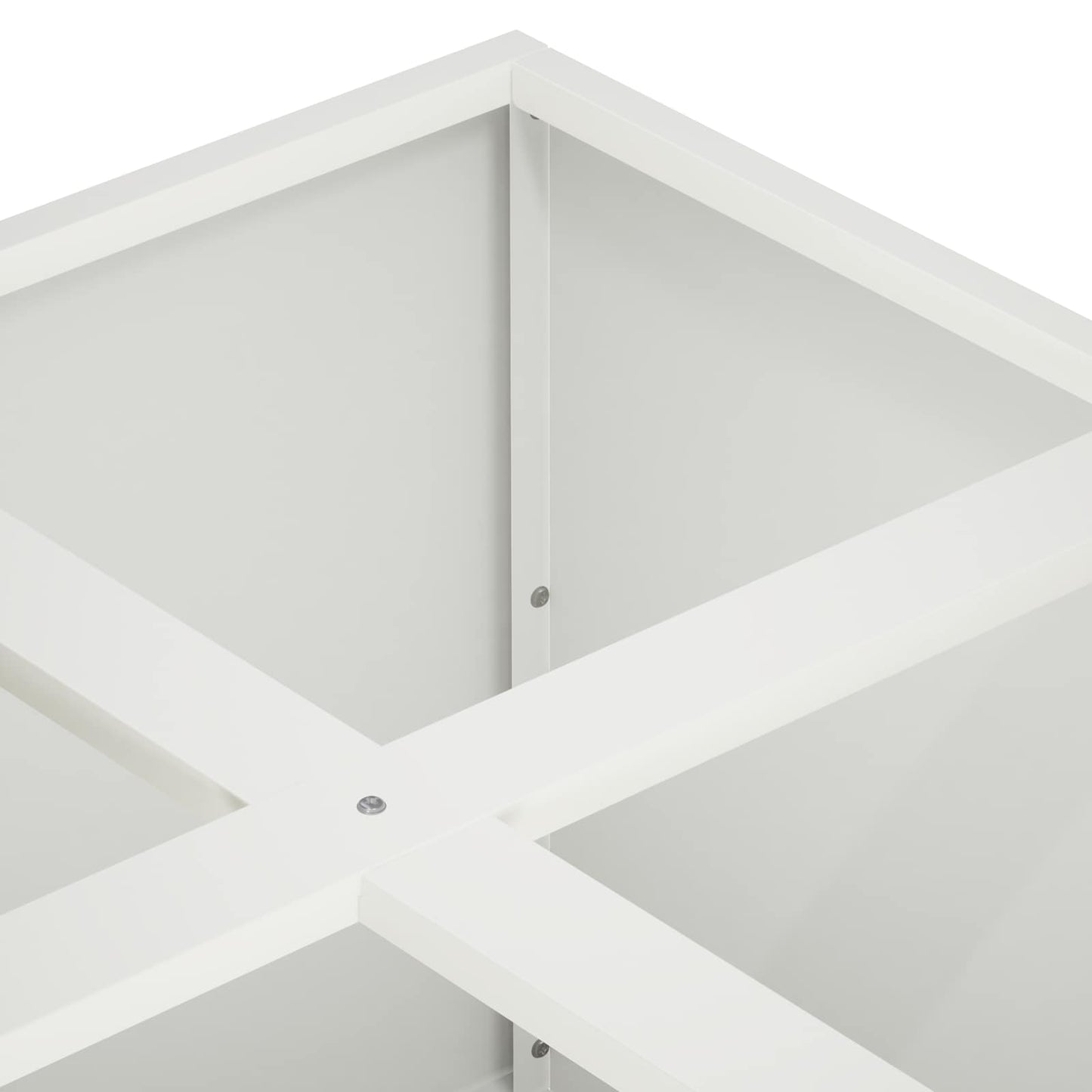 Plantenbak Wit 100 x 100 x 40 cm Koudgewalst staal