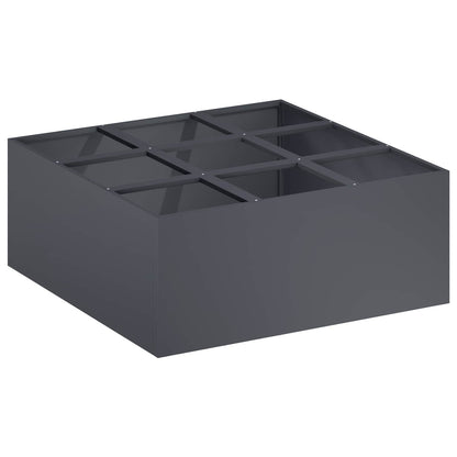 Plantenbak Antraciet 100 x 100 x 40 cm Koudgewalst staal