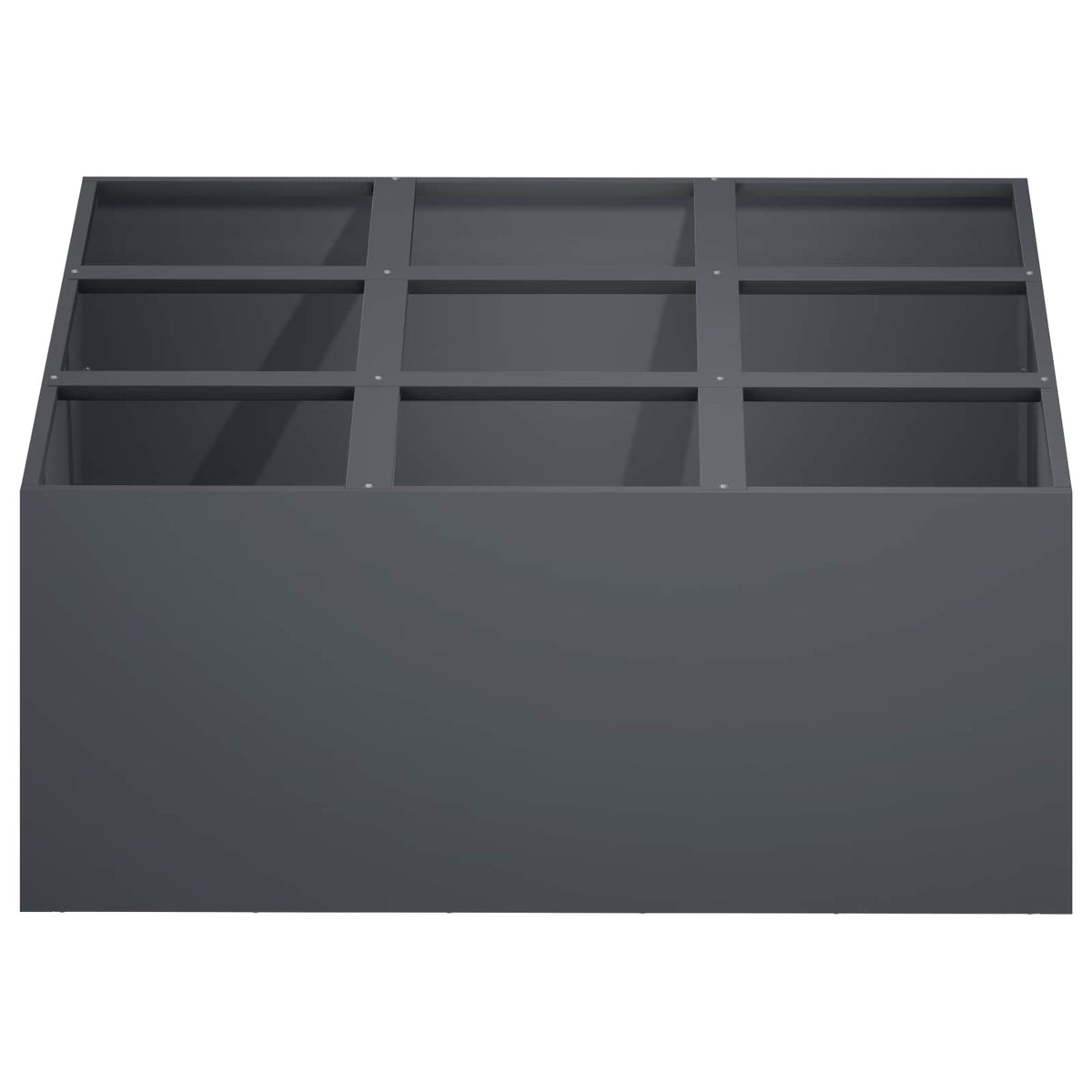 Plantenbak Antraciet 100 x 100 x 40 cm Koudgewalst staal