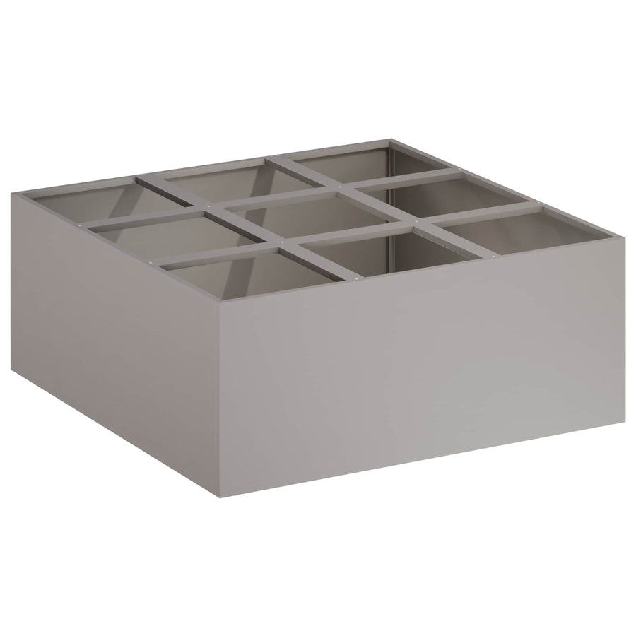 Plantenbak Roestkleurig 100 x 100 x 40 cm weervast staal