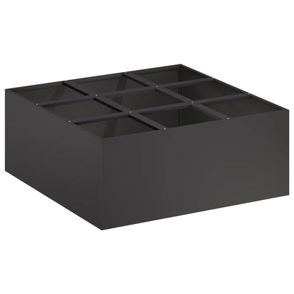 Plantenbak Zwart 100 x 100 x 50 cm Koudgewalst staal