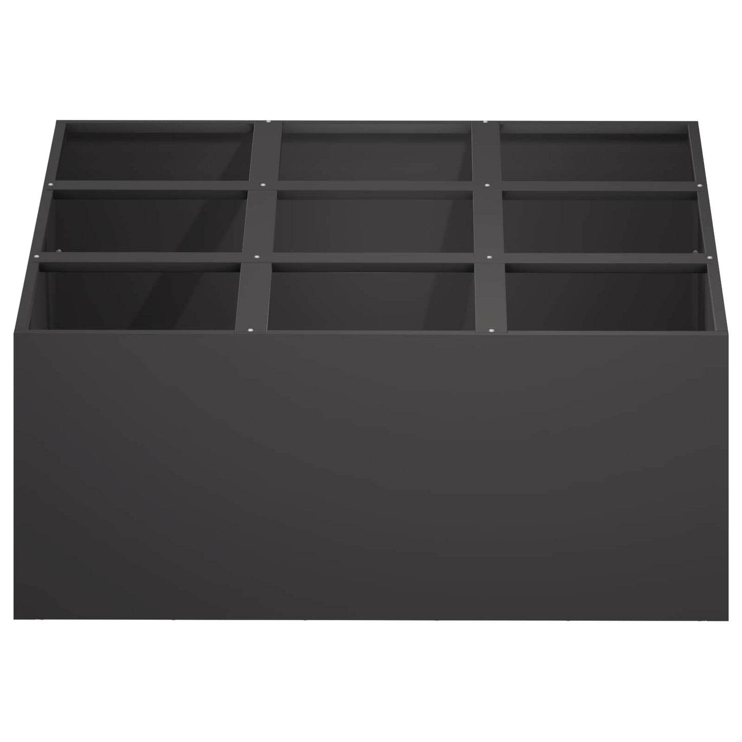 Plantenbak Zwart 100 x 100 x 50 cm Koudgewalst staal