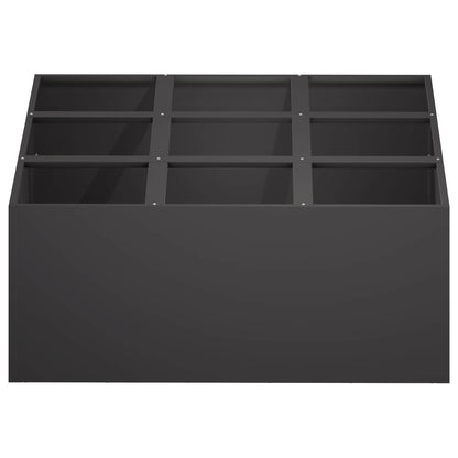 Plantenbak Zwart 100 x 100 x 50 cm Koudgewalst staal