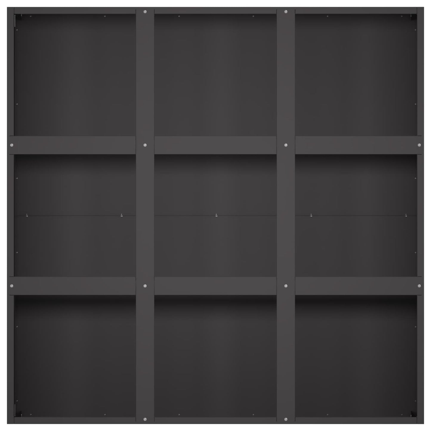 Plantenbak Zwart 100 x 100 x 50 cm Koudgewalst staal