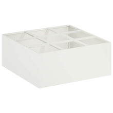 Plantenbak Wit 100 x 100 x 50 cm Koudgewalst staal