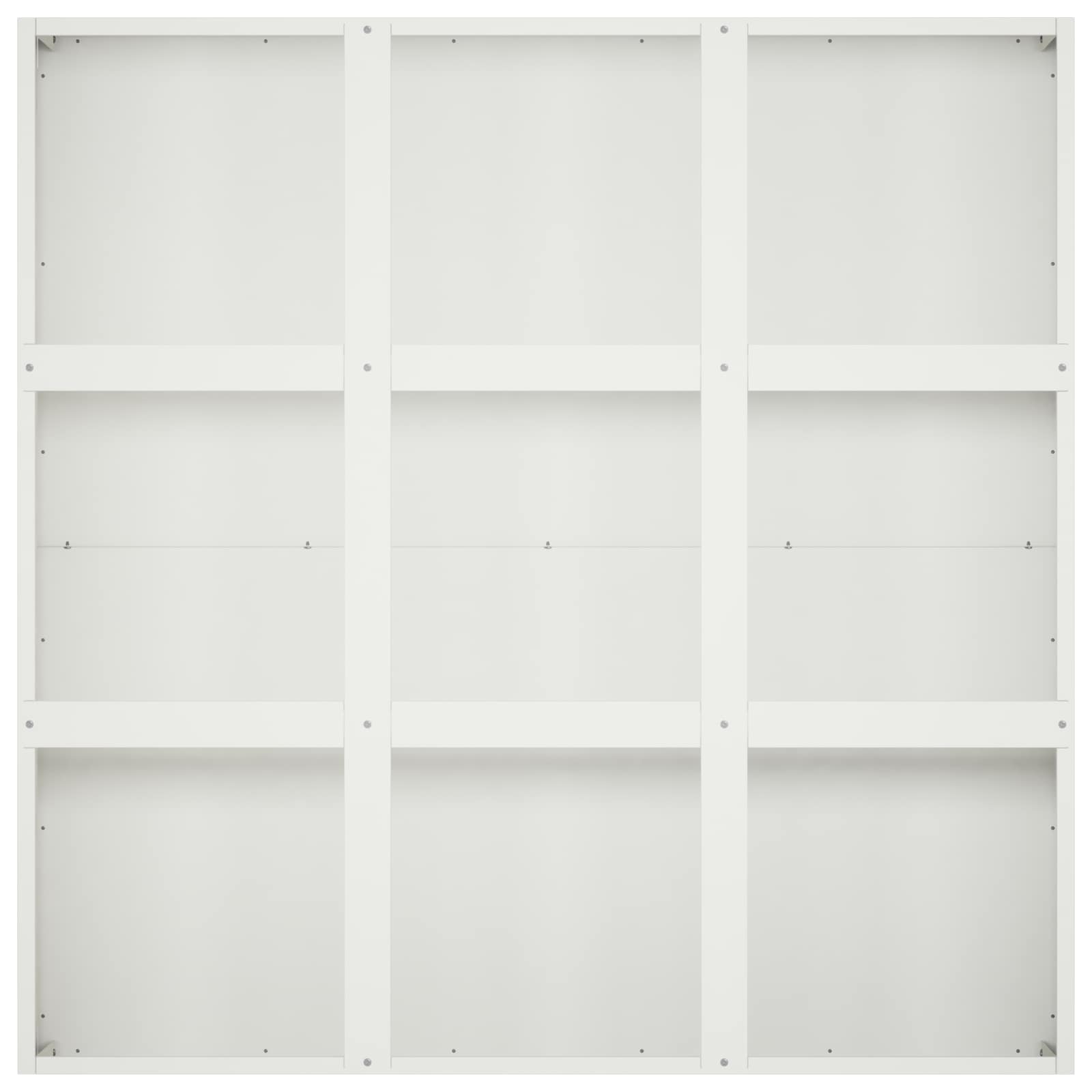 Plantenbak Wit 100 x 100 x 50 cm Koudgewalst staal