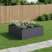 Plantenbak 100x100x50 cm koudgewalst staal antraciet
