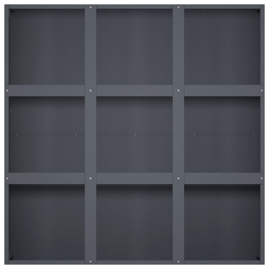 Plantenbak Antraciet 100 x 100 x 50 cm Koudgewalst staal