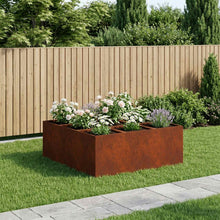 Plantenbak Roestkleurig 100 x 100 x 50 cm weervast staal