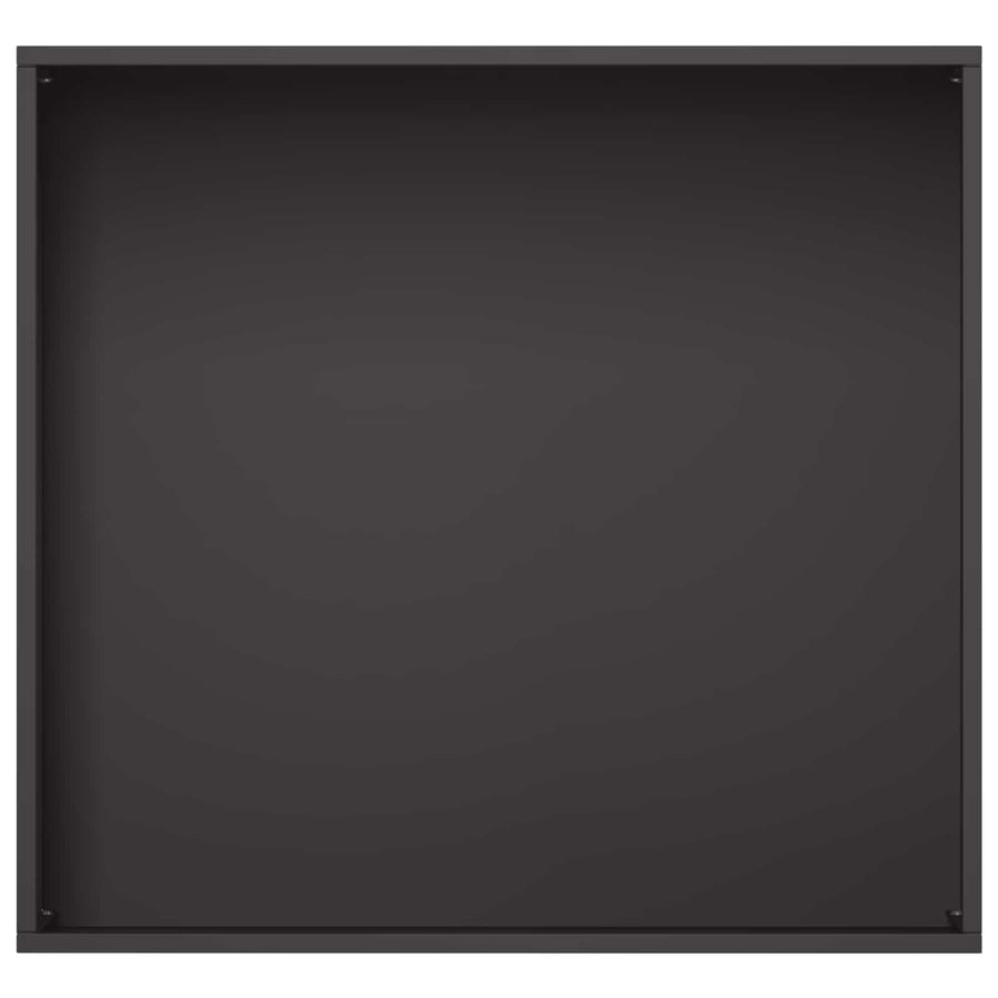 Plantenbak 2 st Zwart 50 x 50 x 75 cm Koudgewalst staal