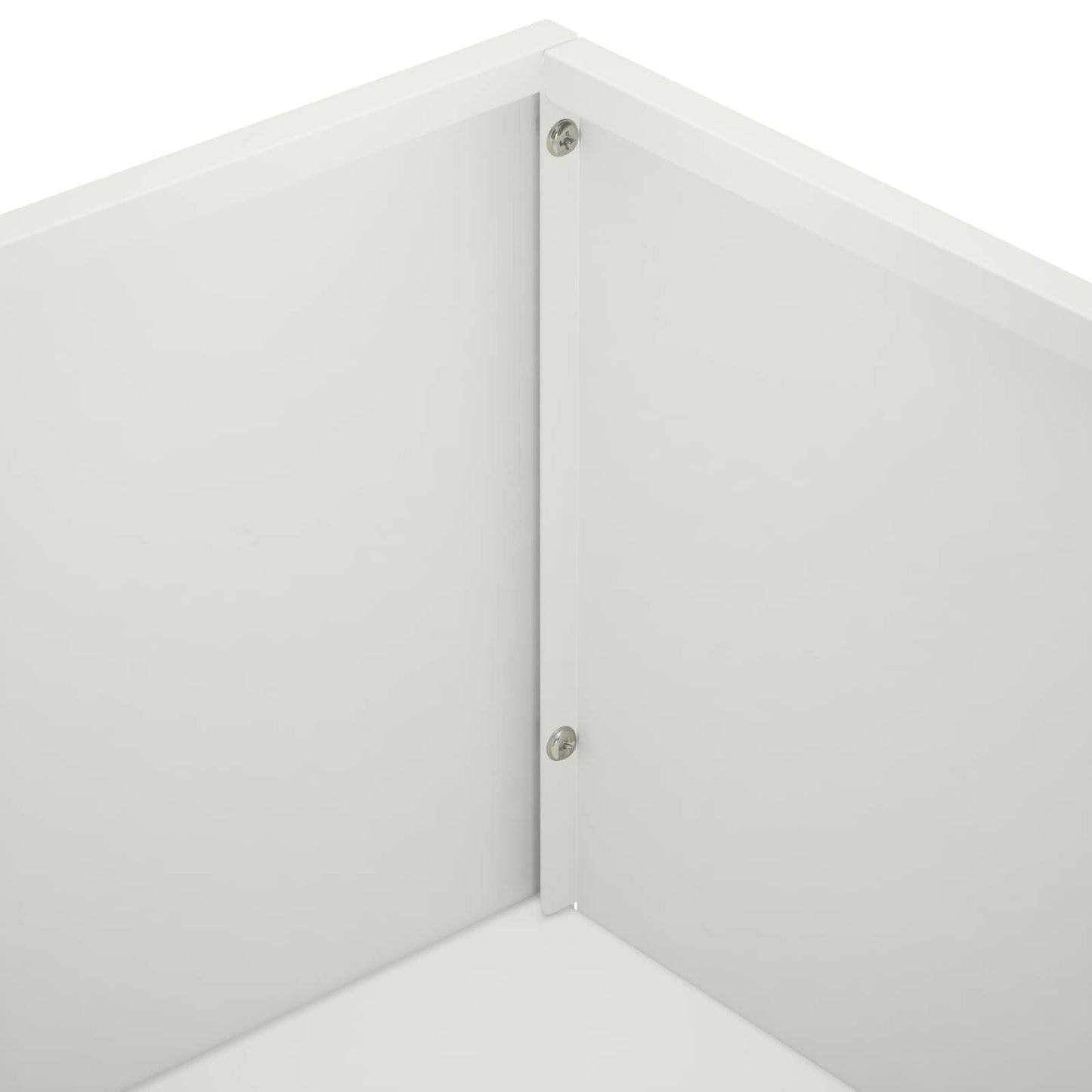 Plantenbak Wit 50 x 50 x 75 cm Koudgewalst staal
