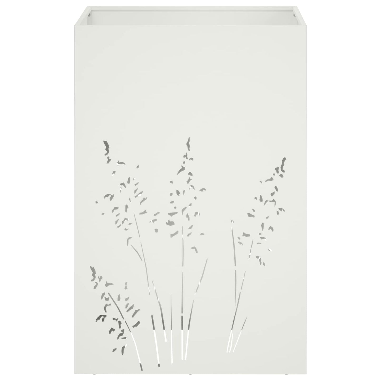 Plantenbak Wit 50 x 50 x 75 cm Koudgewalst staal