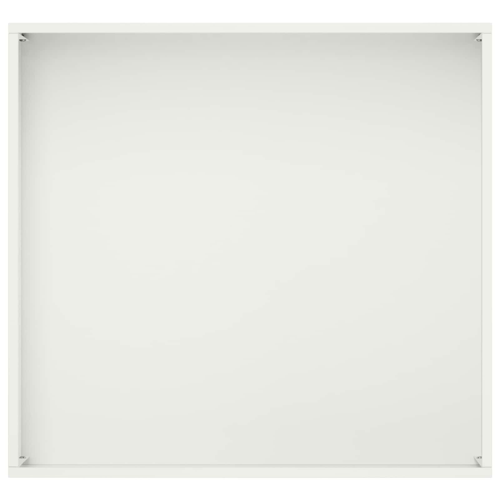 Plantenbak Wit 50 x 50 x 75 cm Koudgewalst staal