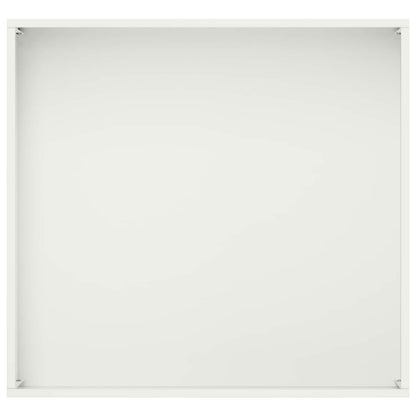 Plantenbak Wit 50 x 50 x 75 cm Koudgewalst staal