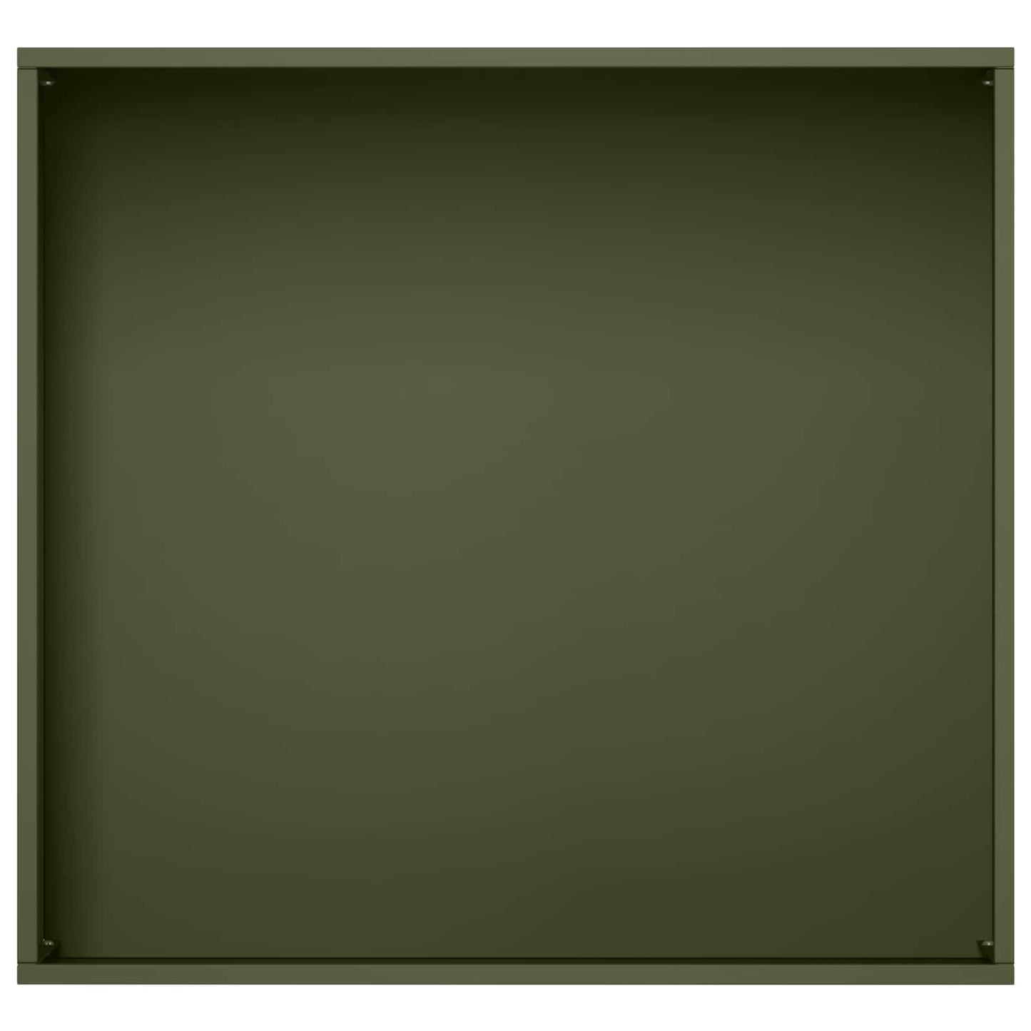 Plantenbak Olijfgroen 50 x 50 x 75 cm Koudgewalst staal
