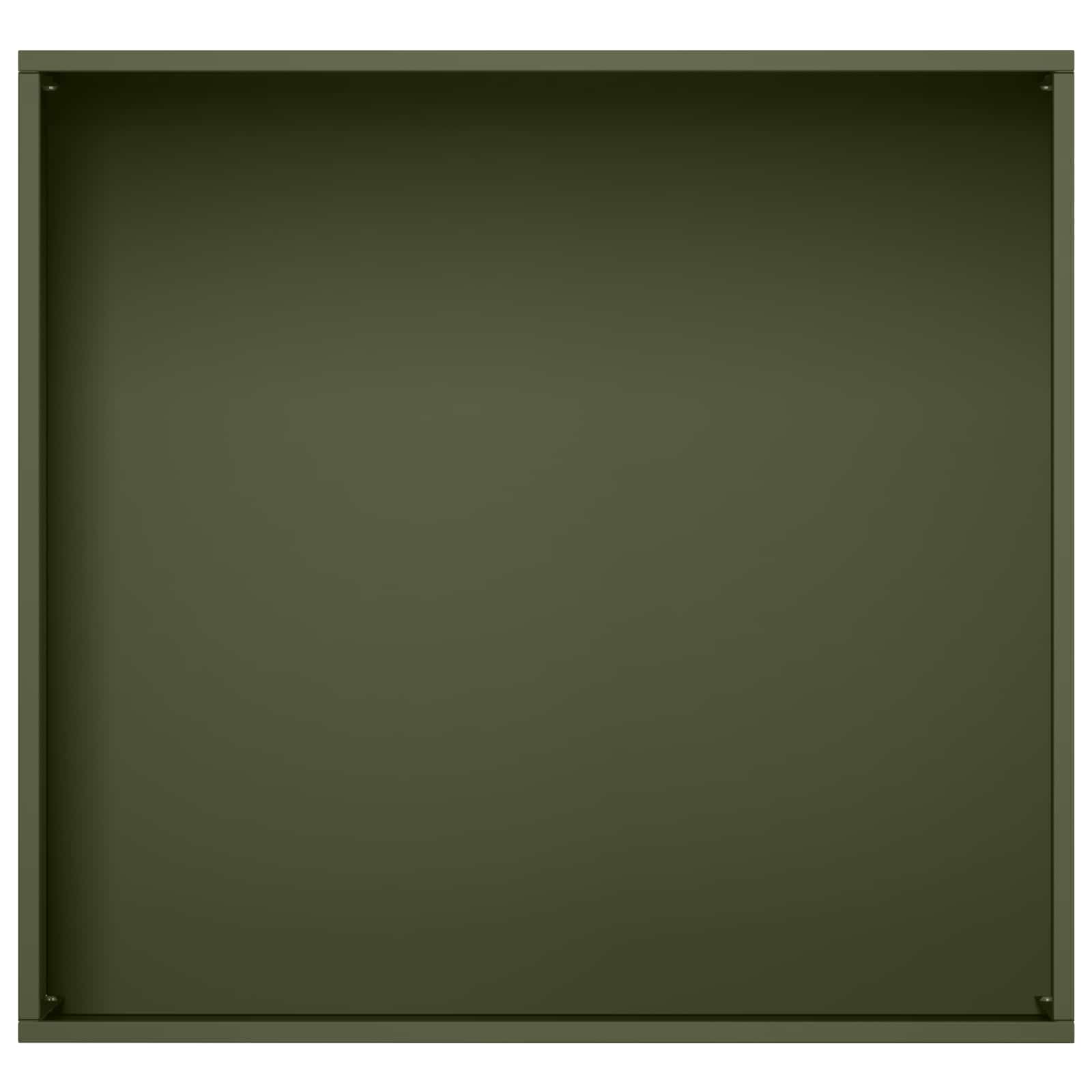 Plantenbak Olijfgroen 50 x 50 x 75 cm Koudgewalst staal