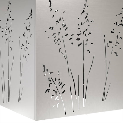 Plantenbak zilver 50 x 50 x 75 cm Roestvrij staal