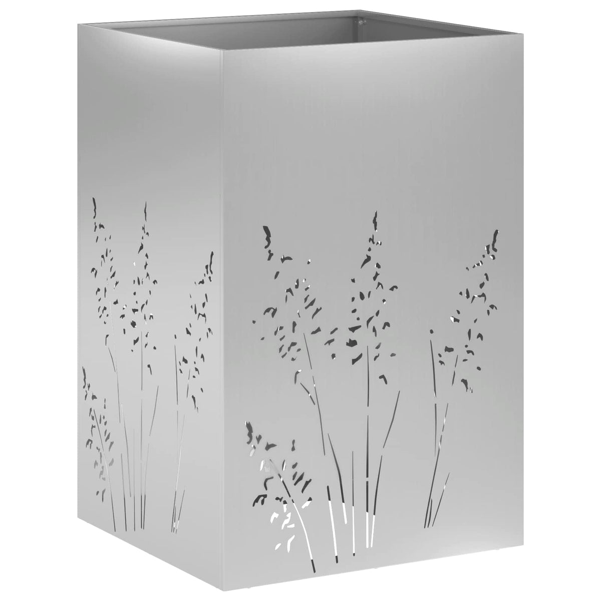 Plantenbak zilver 50 x 50 x 75 cm Gegalvaniseerd staal