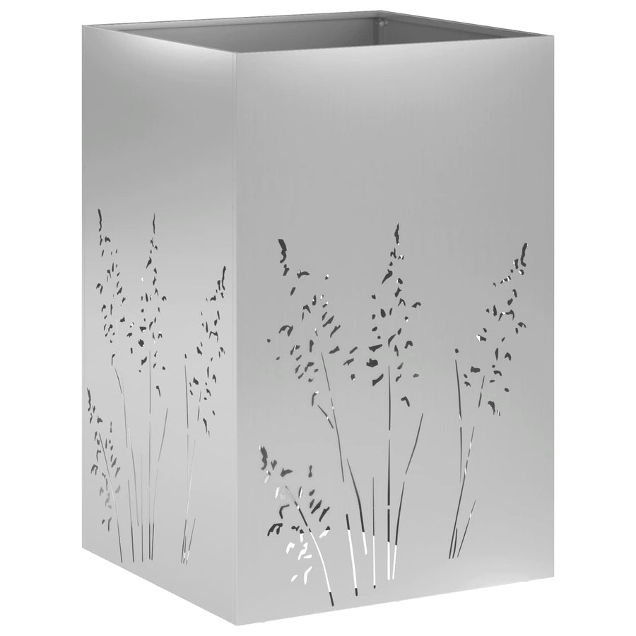 Plantenbak zilver 50 x 50 x 75 cm Gegalvaniseerd staal