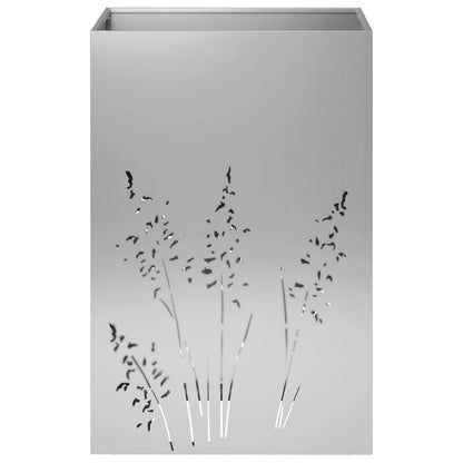 Plantenbak zilver 50 x 50 x 75 cm Gegalvaniseerd staal