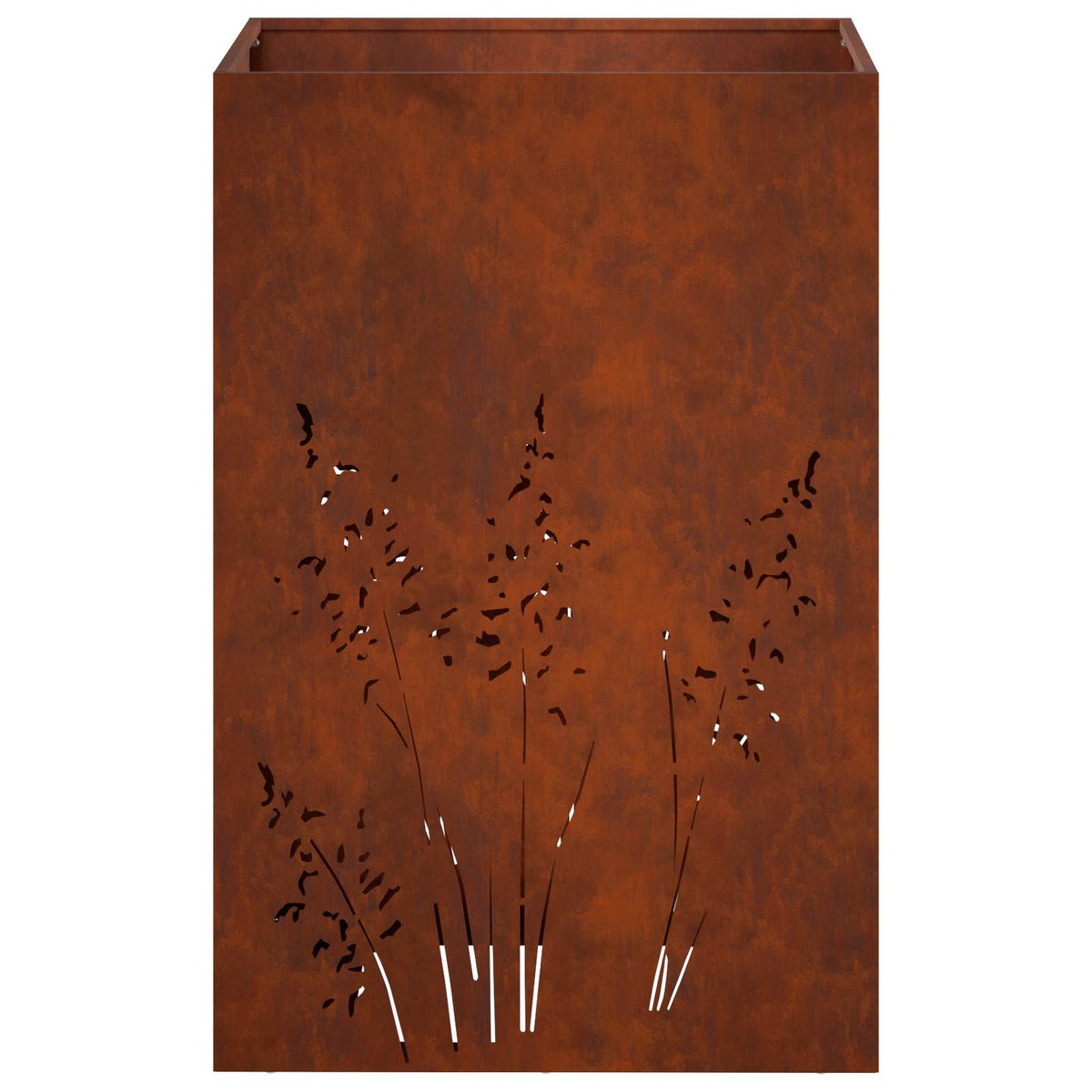 Plantenbak Roestkleurig 50 x 50 x 75 cm weervast staal