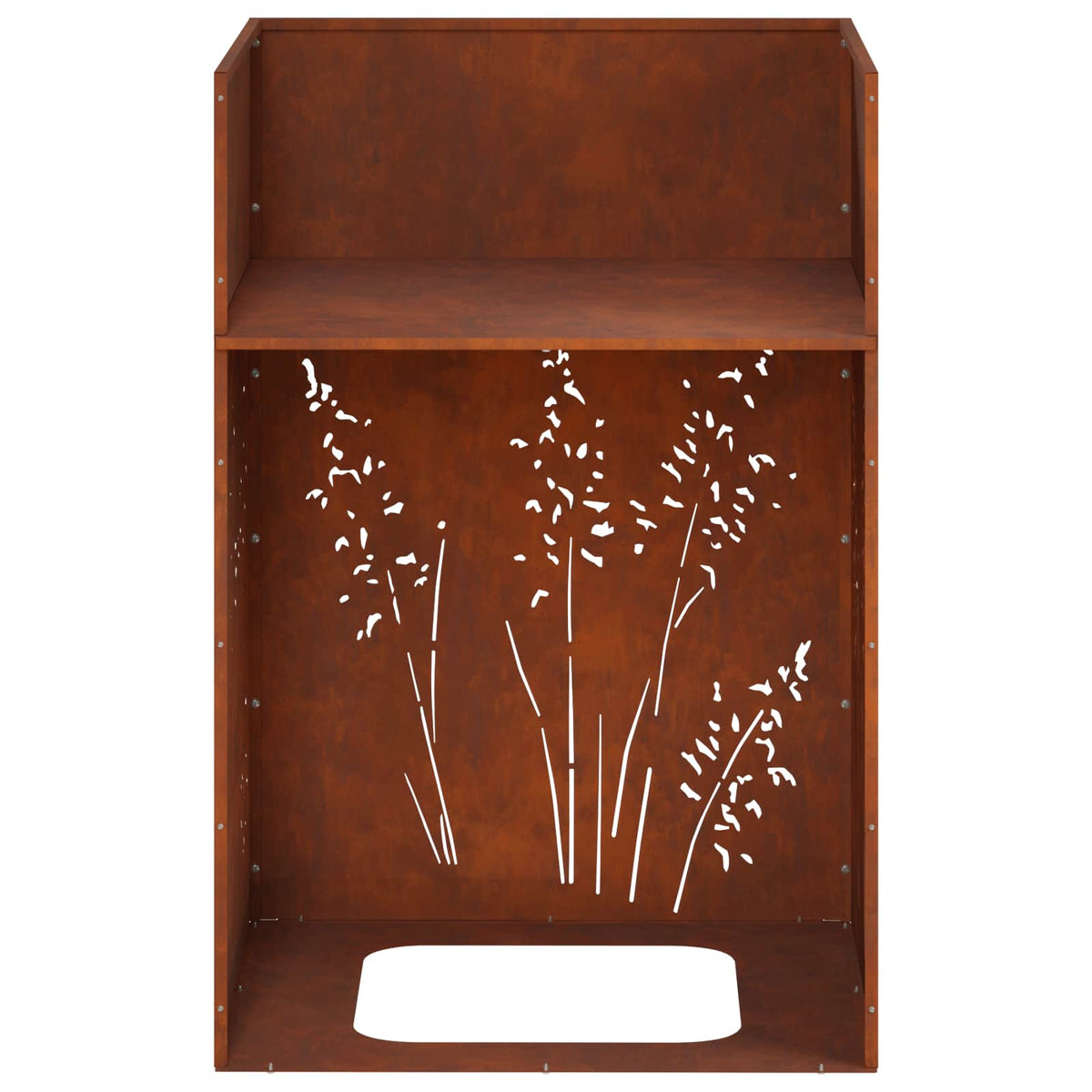 Plantenbak Roestkleurig 50 x 50 x 75 cm weervast staal