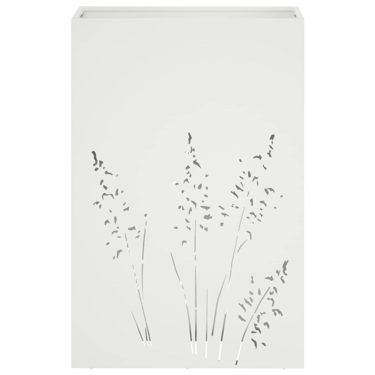 Plantenbak Wit 50 x 30 x 75 cm Koudgewalst staal