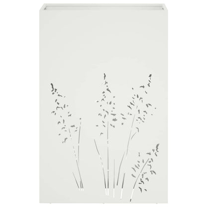 Plantenbak Wit 50 x 30 x 75 cm Koudgewalst staal